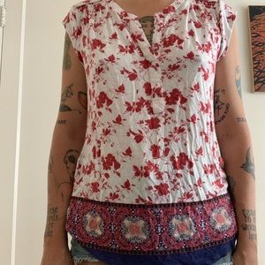 Daniel Rainn, floral/boho style sleeve-less